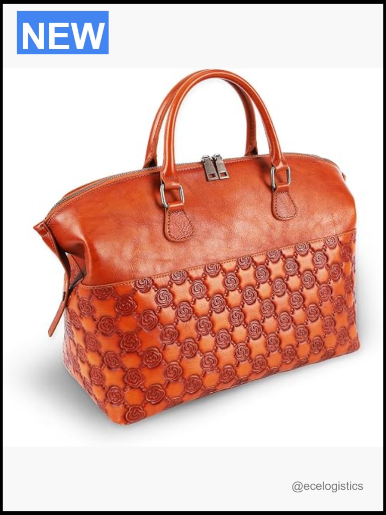 Genuine Leather Satchel Tote Bag Top Handle Crossbody Shoulder Bag